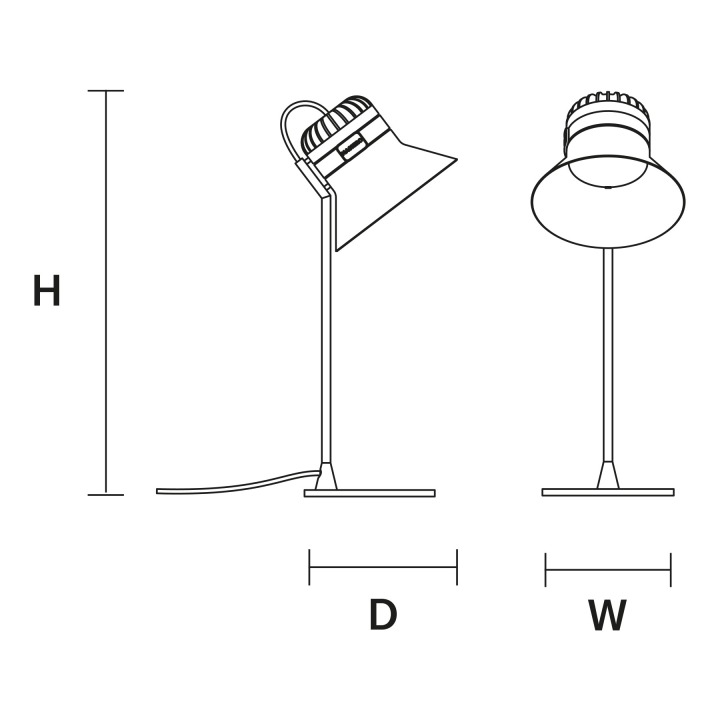 Cordea TL S - Masiero - lampa stołowa – zdjęcie 2