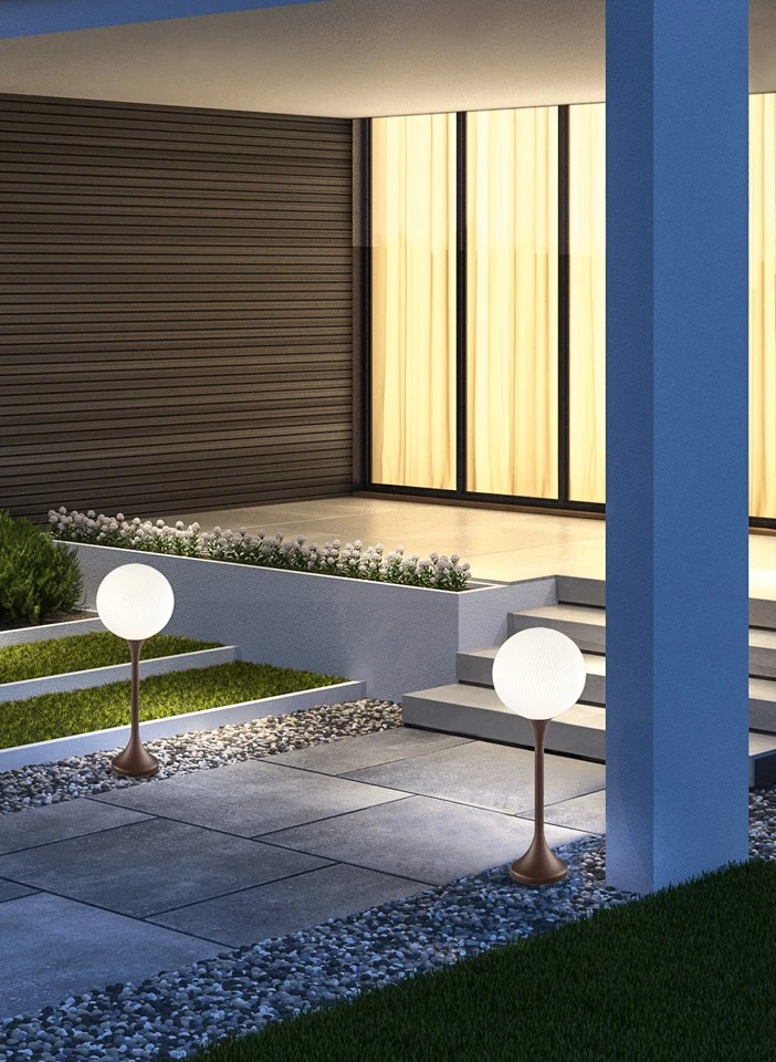 Tee Bollard 20 - Masiero - lampa stojąca zewnętrzna