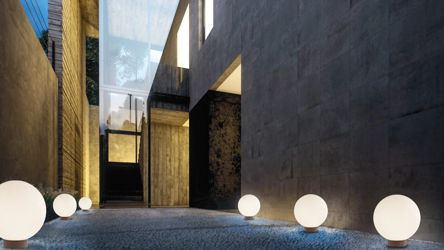 Tee Ground 30 - Masiero - lampa stojąca zewnętrzna – zdjęcie 3