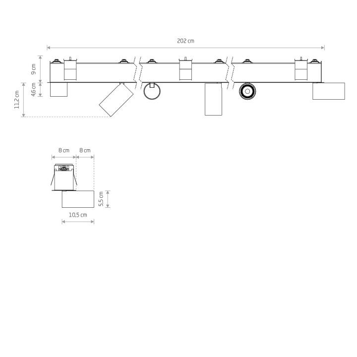 Lampa podtynkowa MONO DEEP - Nowodvorski – zdjęcie 3
