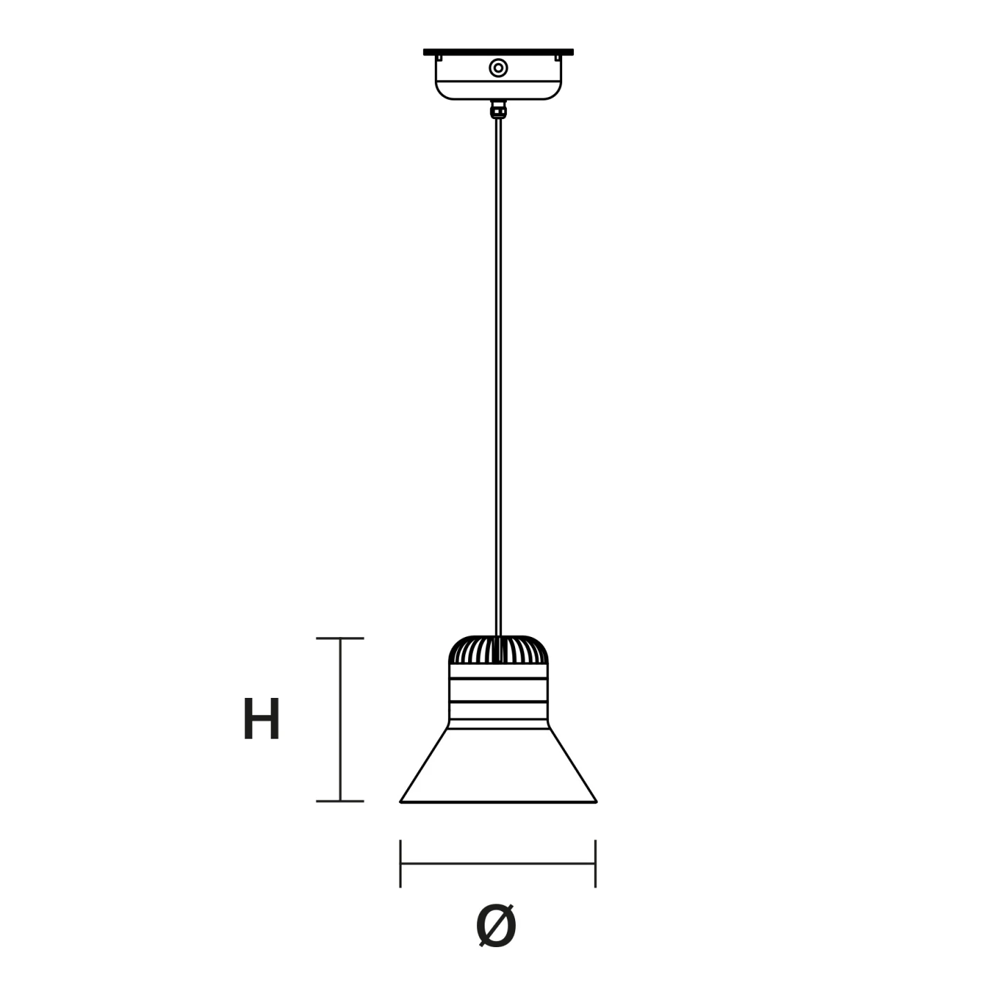 Cordea S P - Masiero - lampa wisząca zewnętrzna – zdjęcie 2