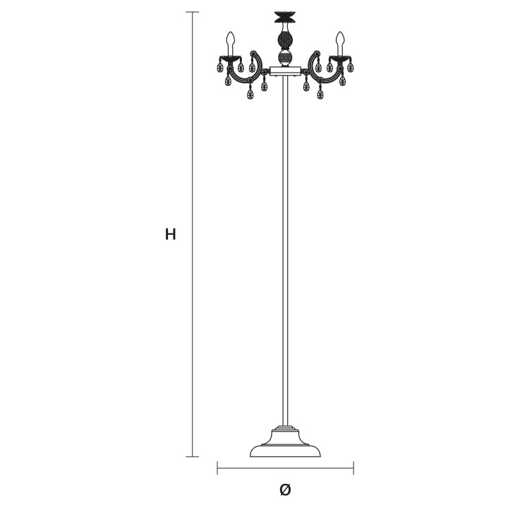 Drylight STL White - Masiero - lampa stojąca zewnętrzna – zdjęcie 2
