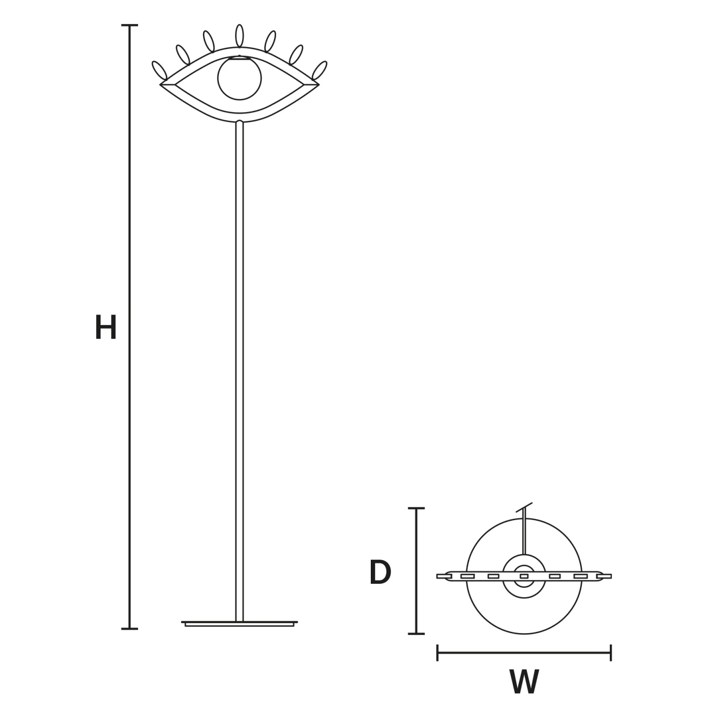 Visio STL M1 - Masiero - lampa stojąca – zdjęcie 2