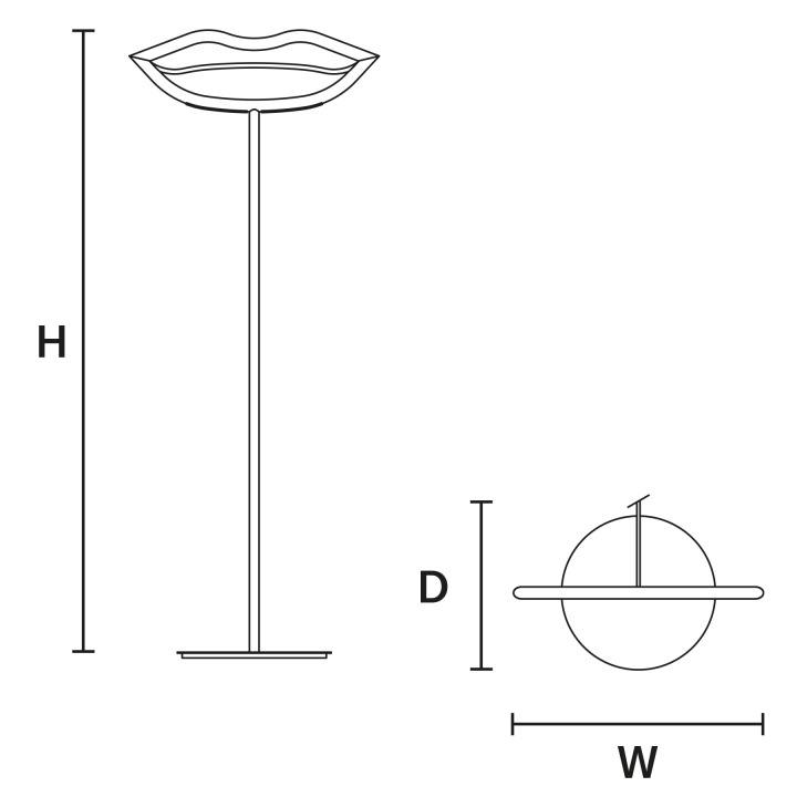 Visio STL M4 - Masiero - lampa stojąca – zdjęcie 2