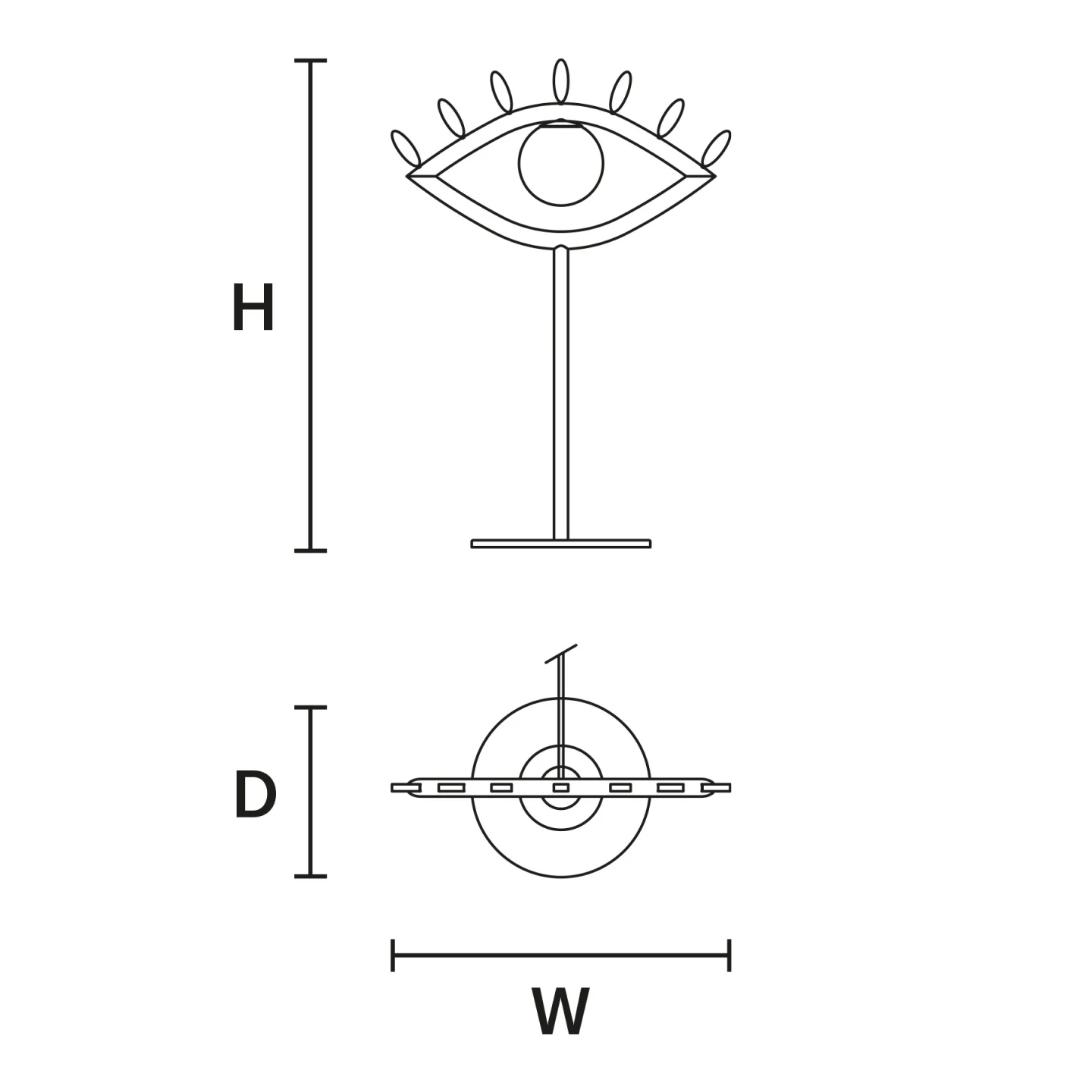 Visio TL M1 - Masiero - lampa stołowa – zdjęcie 2