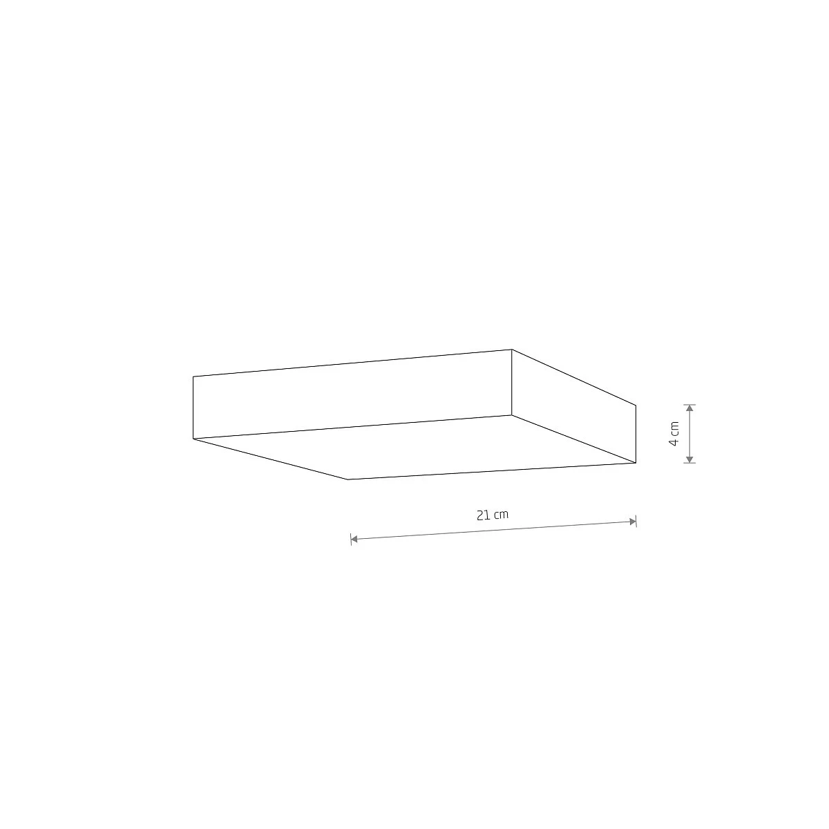 Plafon LID SQUARE LED 35W 3000K - Nowodvorski – zdjęcie 5