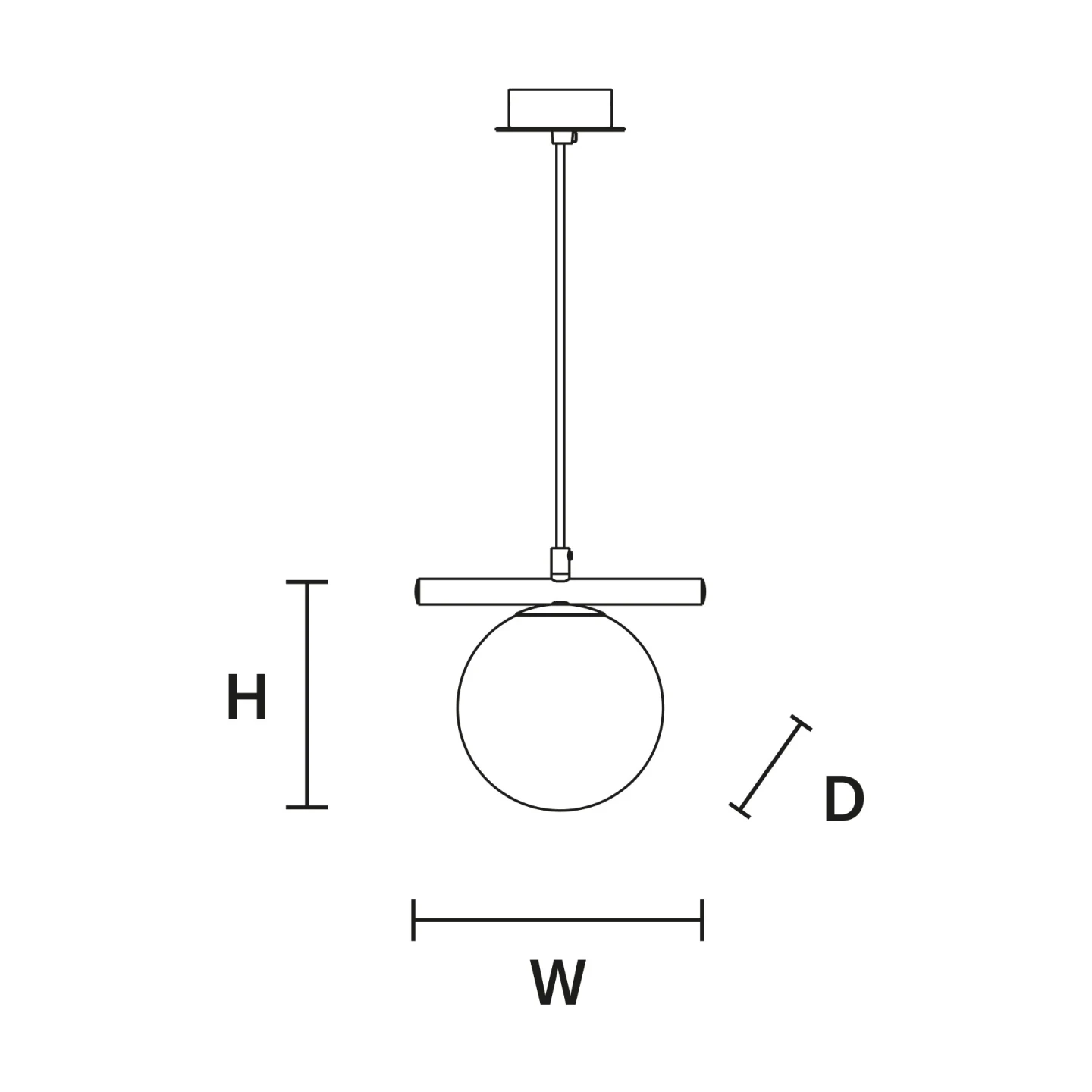 Posy S1 16 - Masiero - lampa wisząca – zdjęcie 2