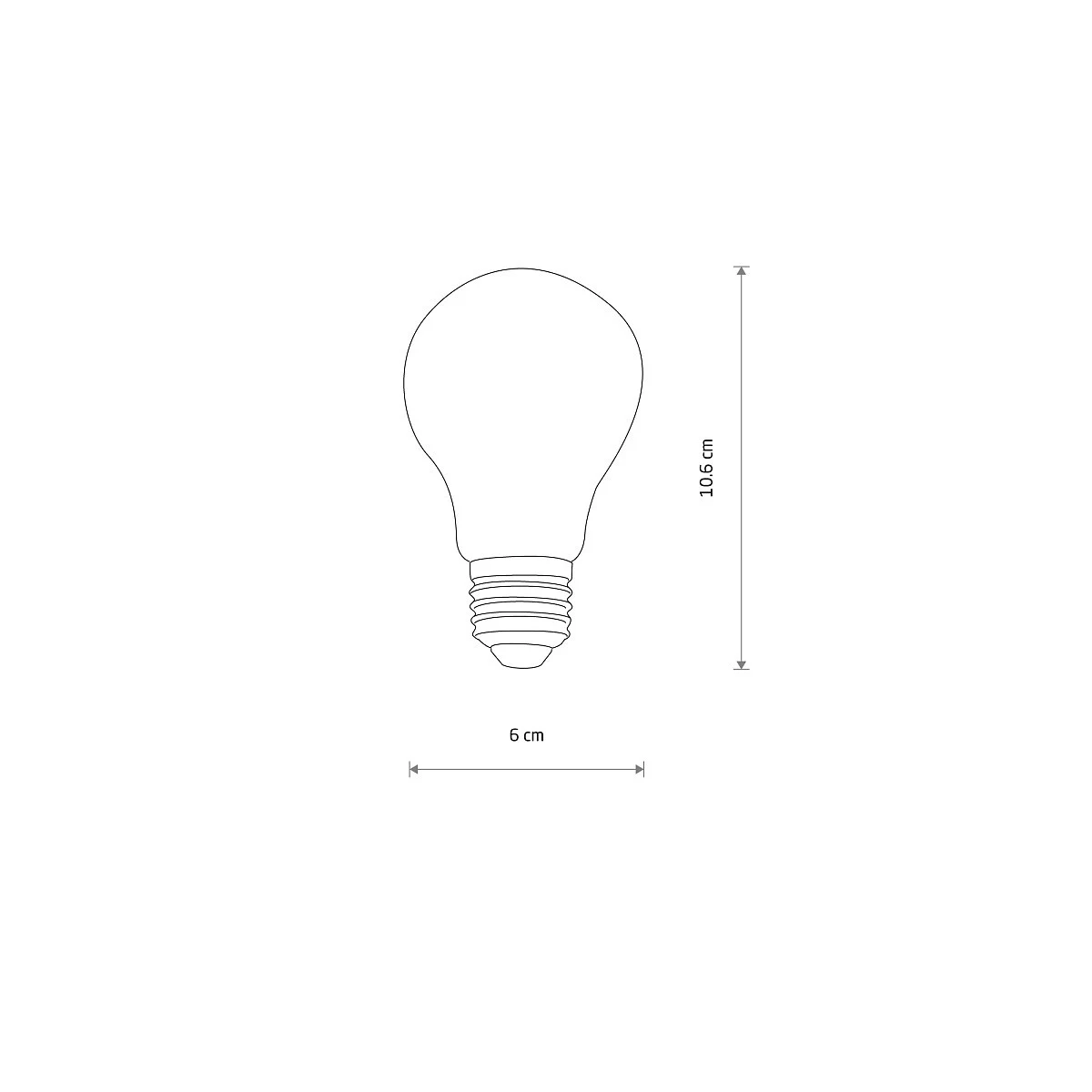 BULB E27, A60, LED 10W, 3000K - Nowodvorski – zdjęcie 3