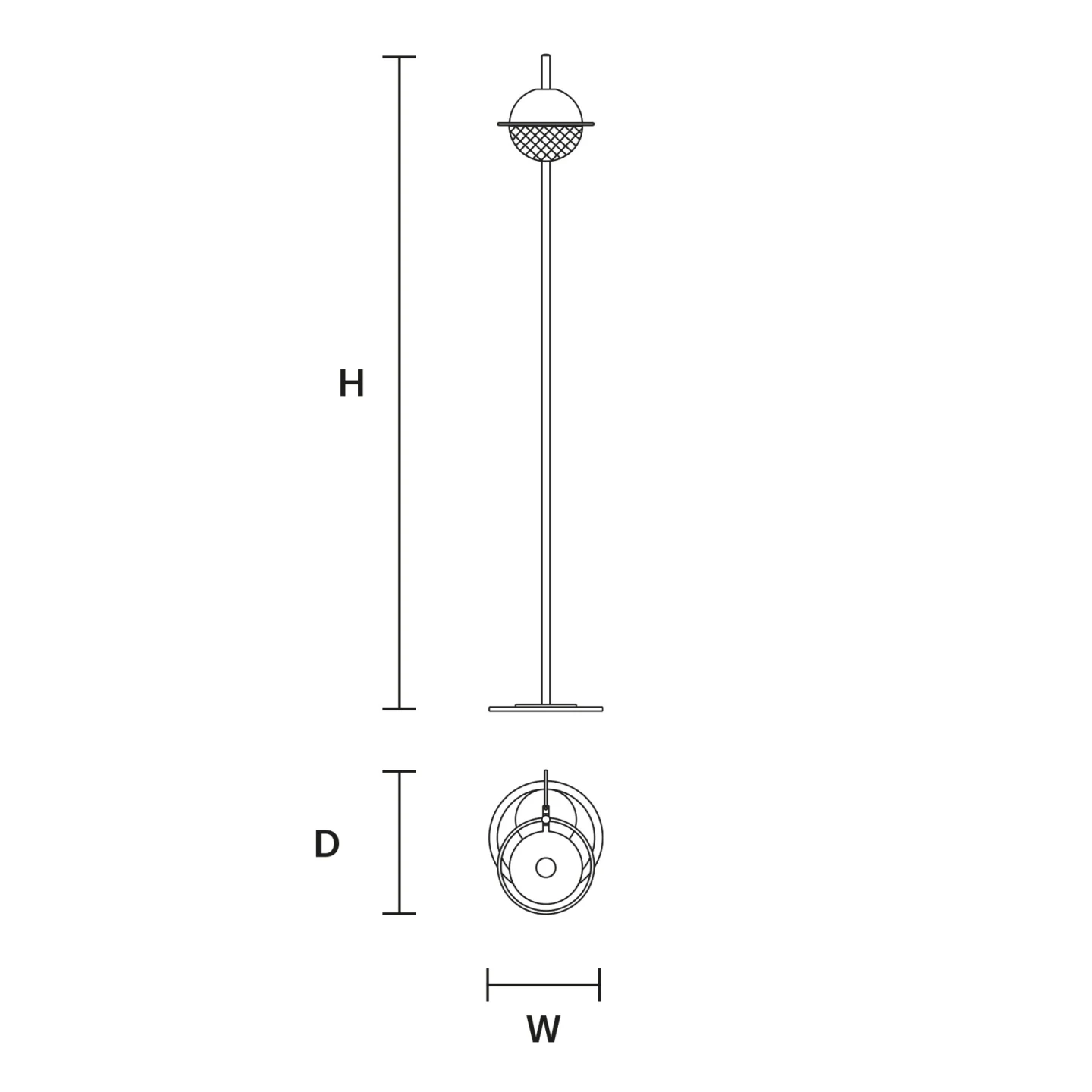 Iglù Stl1 - Masiero - lampa stojąca – zdjęcie 2