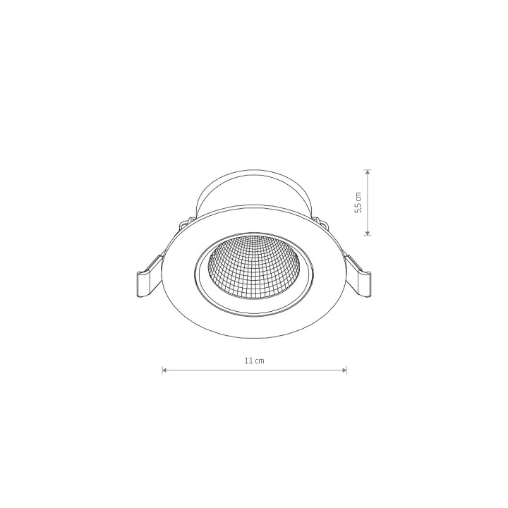 Lampa punktowa podtynkowa EGINA LED 10W 3000K - Nowodvorski – zdjęcie 6