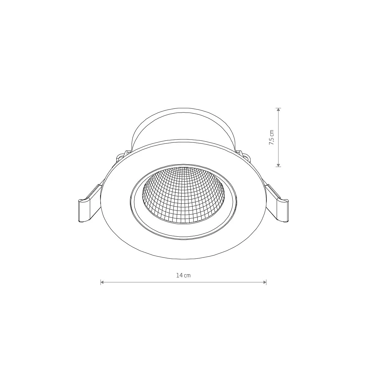 Lampa punktowa podtynkowa EGINA LED 15W 3000K - Nowodvorski – zdjęcie 6