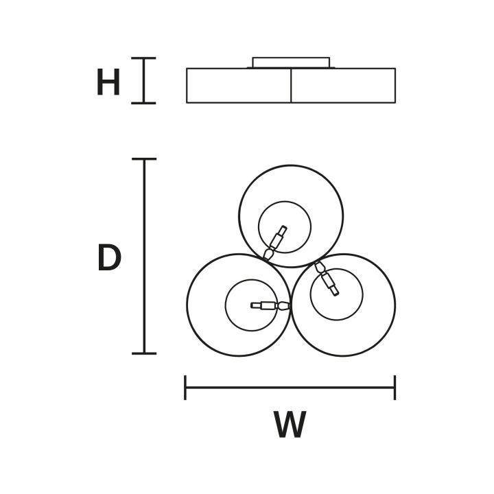 Sound PL3 - Masiero - plafon – zdjęcie 2