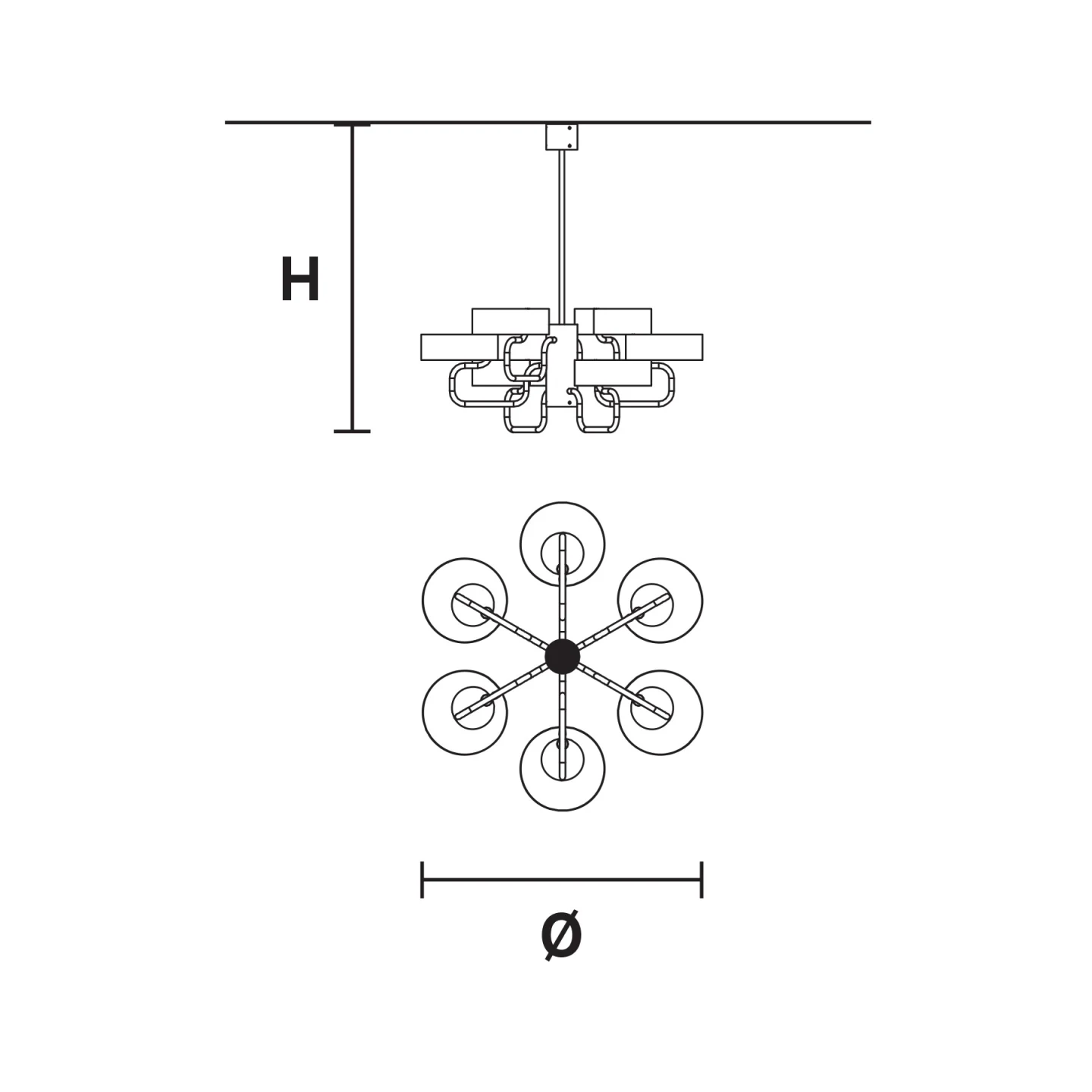 Sound S6 - Masiero - lampa wisząca – zdjęcie 2