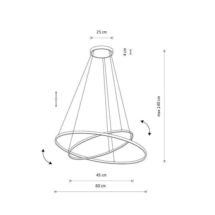 Lampa wisząca CIRCOLO LED 4000K - Nowodvorski – zdjęcie 5