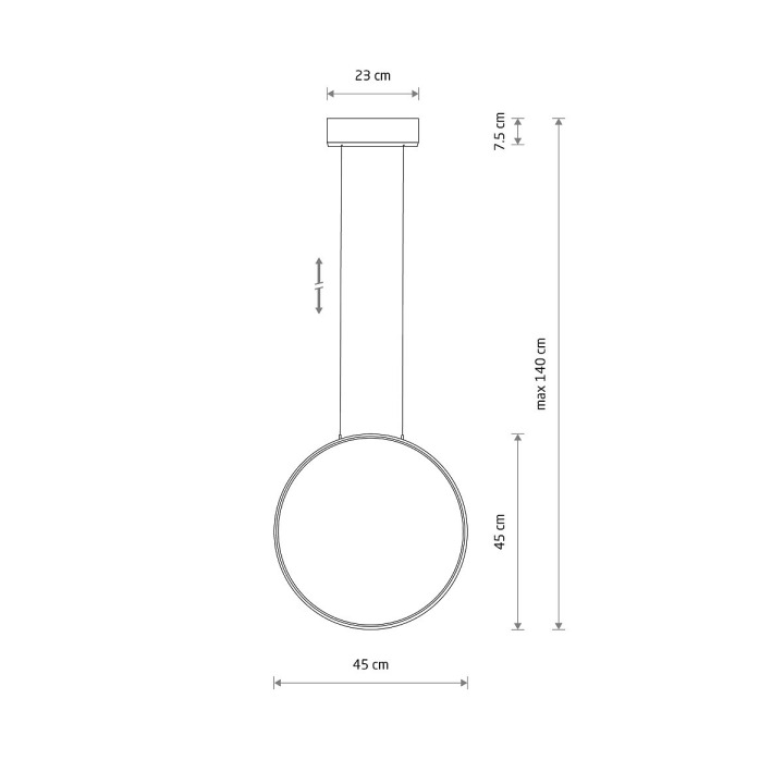 Lampa wisząca CIRCOLO LED S 4000K - Nowodvorski – zdjęcie 4