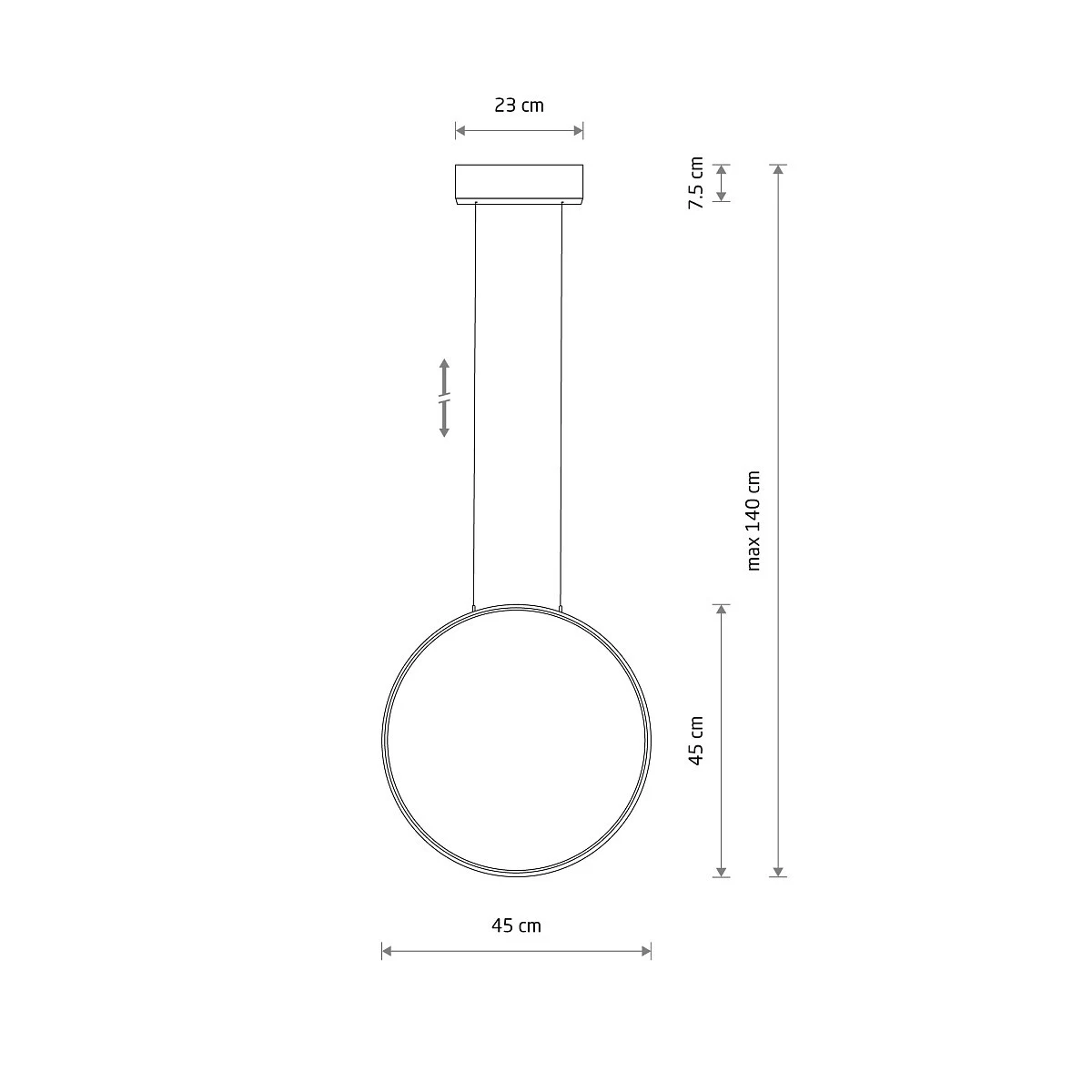 Lampa wisząca CIRCOLO LED S 4000K - Nowodvorski – zdjęcie 4