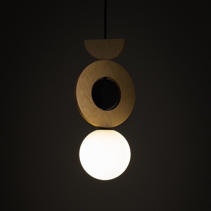 Lampa wisząca DROPS WOOD B - Nowodvorski – zdjęcie 3