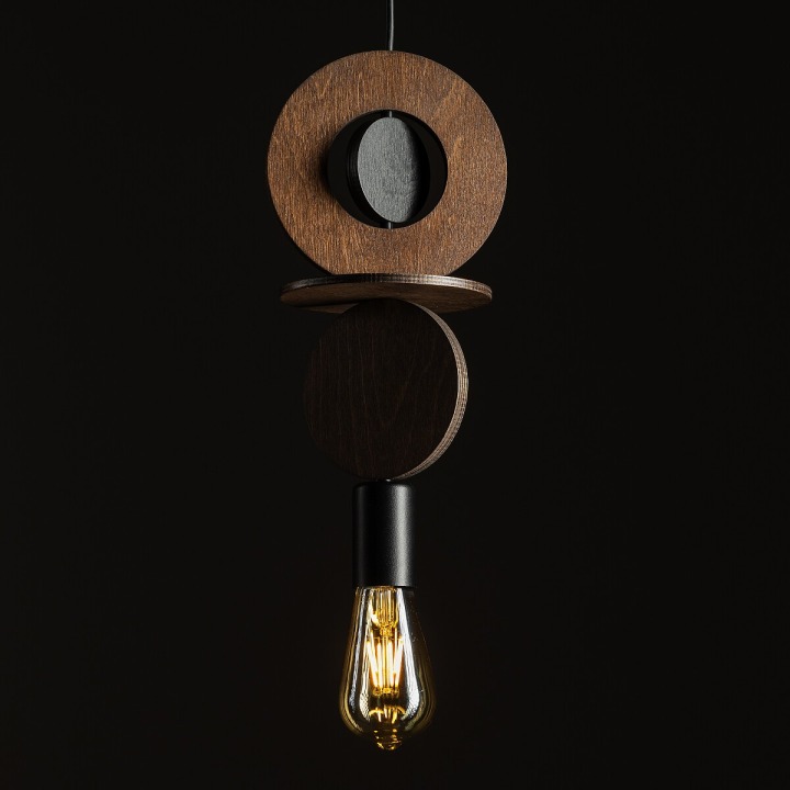 Lampa wisząca DROPS WOOD C - Nowodvorski – zdjęcie 3