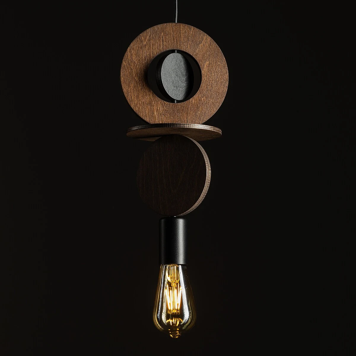 Lampa wisząca DROPS WOOD C - Nowodvorski – zdjęcie 3