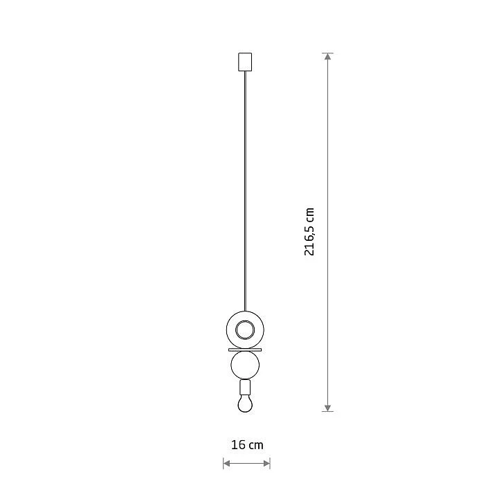 Lampa wisząca DROPS WOOD C - Nowodvorski – zdjęcie 8
