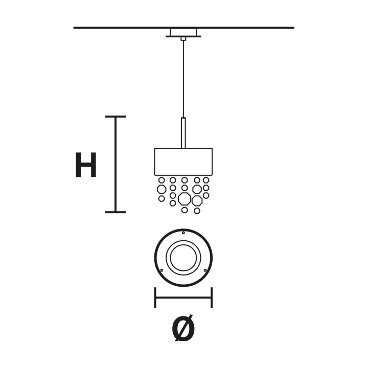 Olà S2 15 - Masiero - lampa wisząca – zdjęcie 2