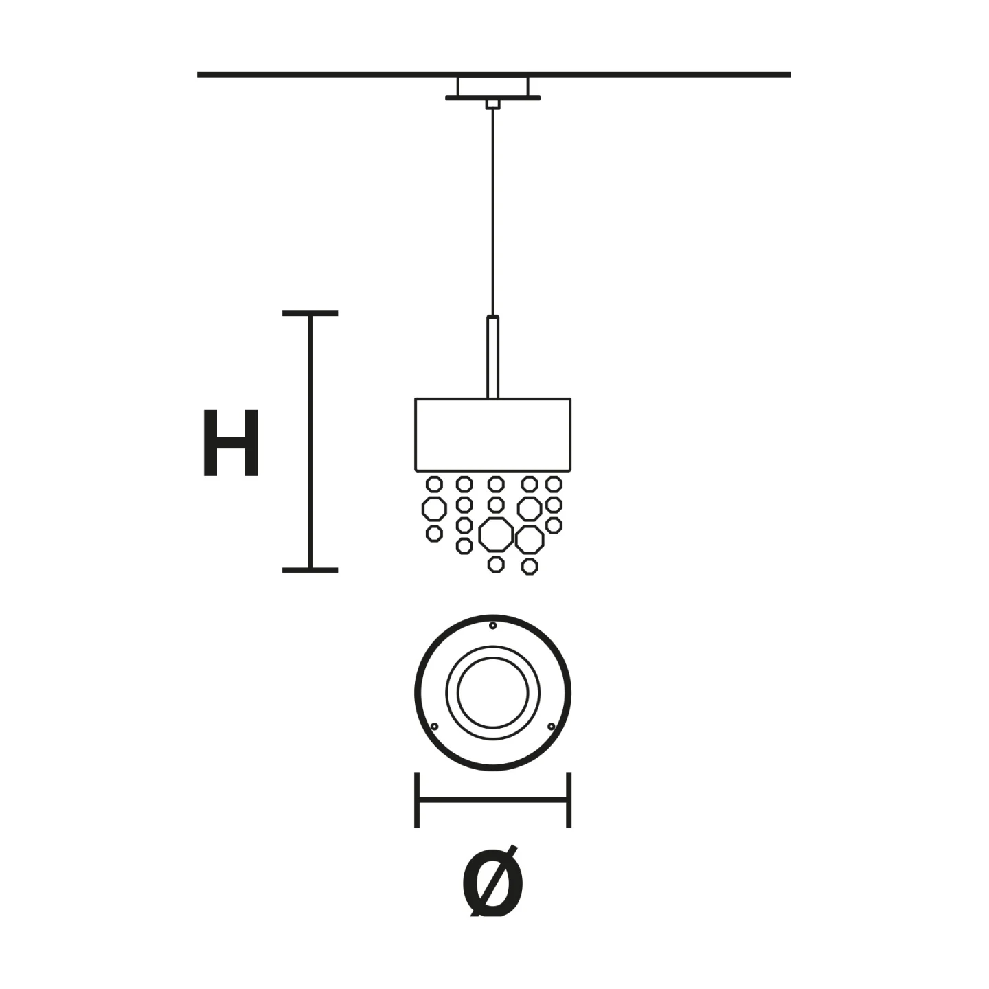 Olà S2 15 - Masiero - lampa wisząca – zdjęcie 2