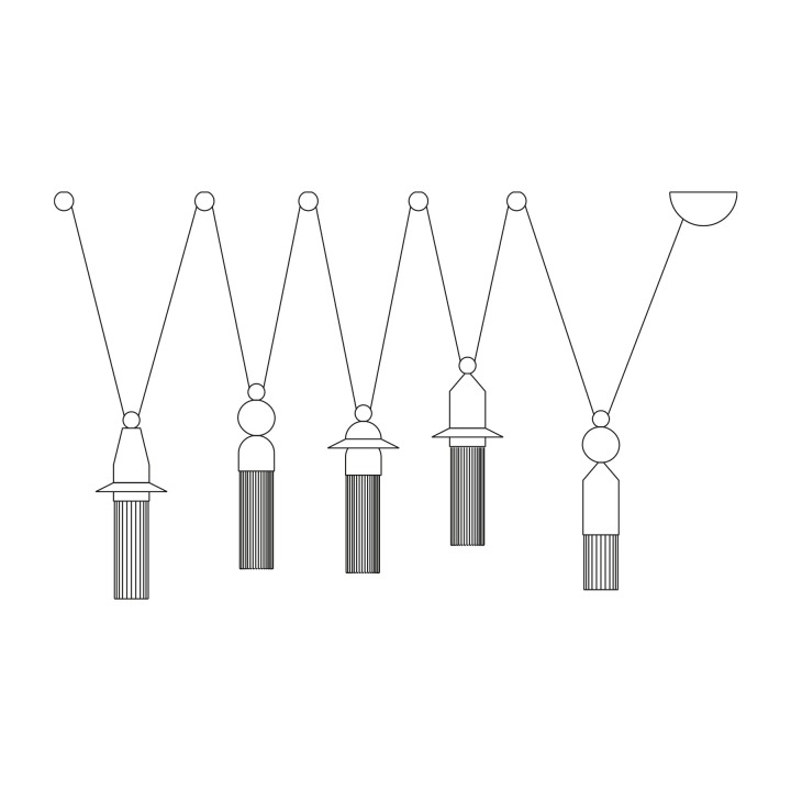Nappe C5 - Masiero - lampa wisząca – zdjęcie 2