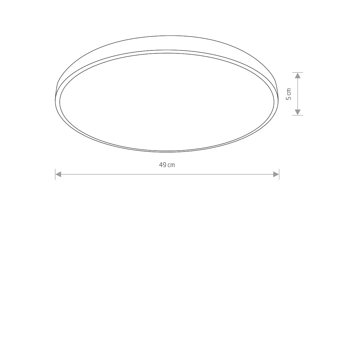 Plafon AGNES ROUND LED PRO 32W, 3000K - Nowodvorski – zdjęcie 7