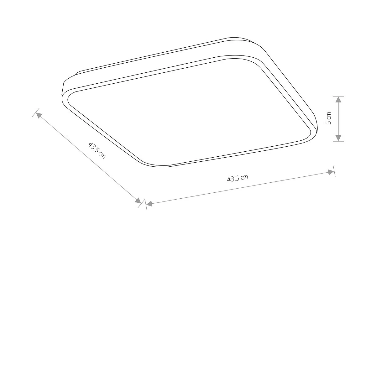 Plafon AGNES SQUARE LED PRO 32W, 4000K - Nowodvorski – zdjęcie 7