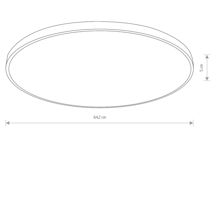 Plafon AGNES ROUND LED PRO 64W 3000K - Nowodvorski – zdjęcie 7