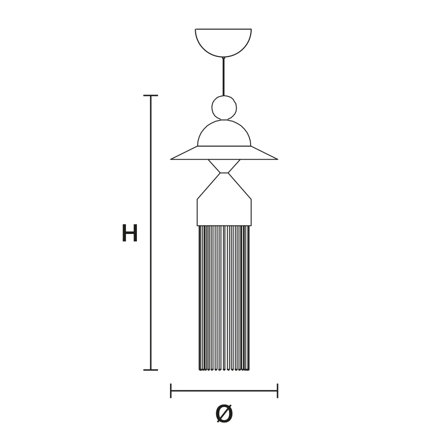 Nappe N8 - Masiero - lampa wisząca – zdjęcie 2