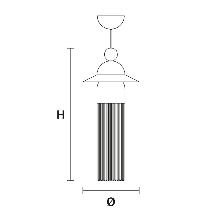 Nappe N1 - Masiero - lampa wisząca – zdjęcie 2