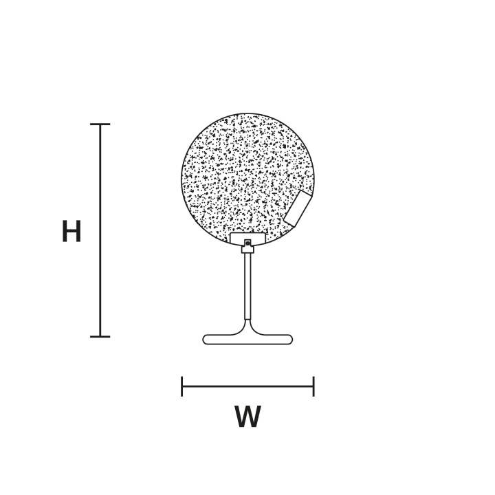 Horo Tl - Masiero - lampa stołowa – zdjęcie 2