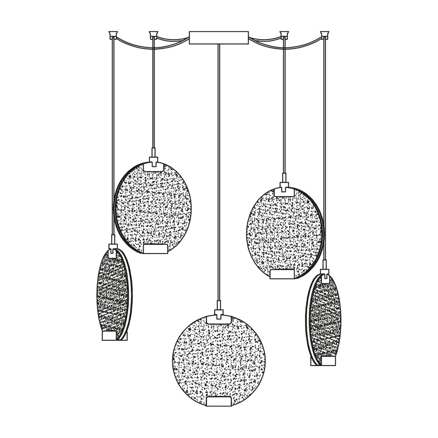 Horo S5 - Masiero - lampa wisząca – zdjęcie 2
