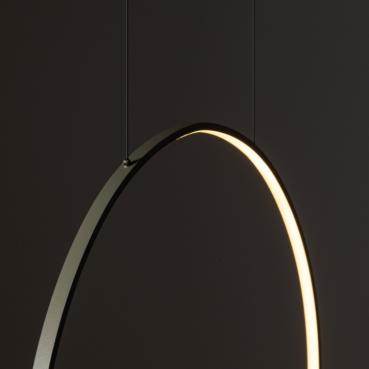 Lampa wisząca CIRCOLO LED SILK OLIVE M 3000K - Nowodvorski – zdjęcie 6
