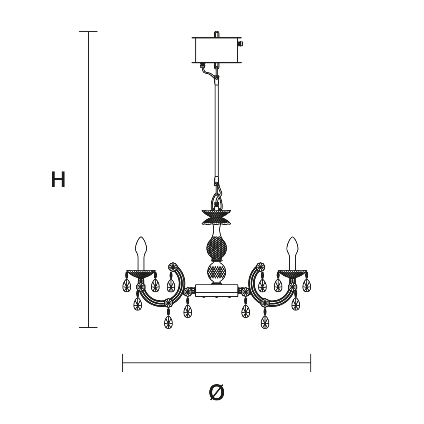 Drylight S6 White - Masiero - lampa wisząca zewnętrzna – zdjęcie 2