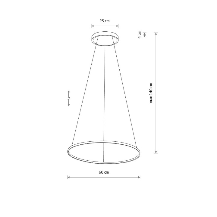 Lampa wisząca CIRCOLO LED M 3000K - Nowodvorski – zdjęcie 8