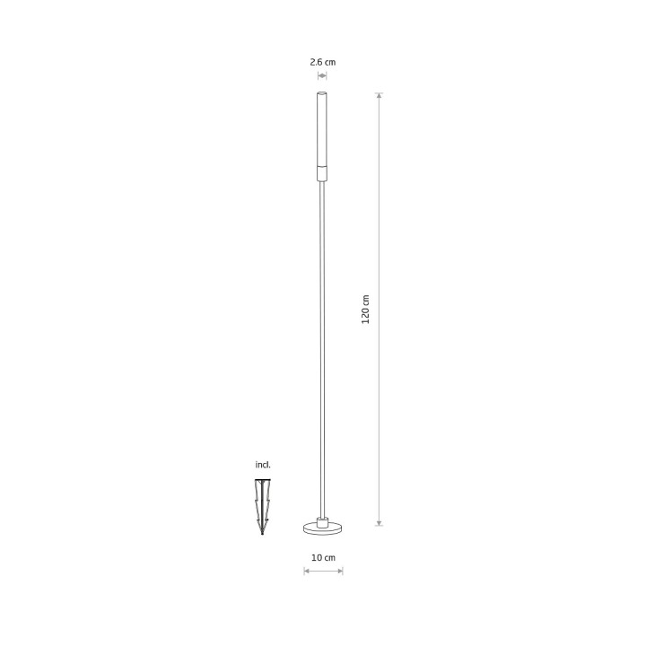 Lampa stojąca ZOLA LED L - Nowodvorski – zdjęcie 5