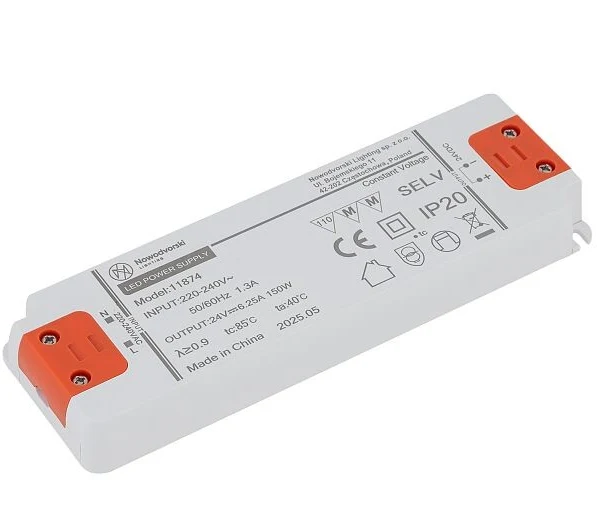 Zasilacz zewnętrzny 24V DC, 150W do 1-obwodowych szynoprzewodów niskonapięciowych NANO-LVM - Nowodvorski – zdjęcie 2
