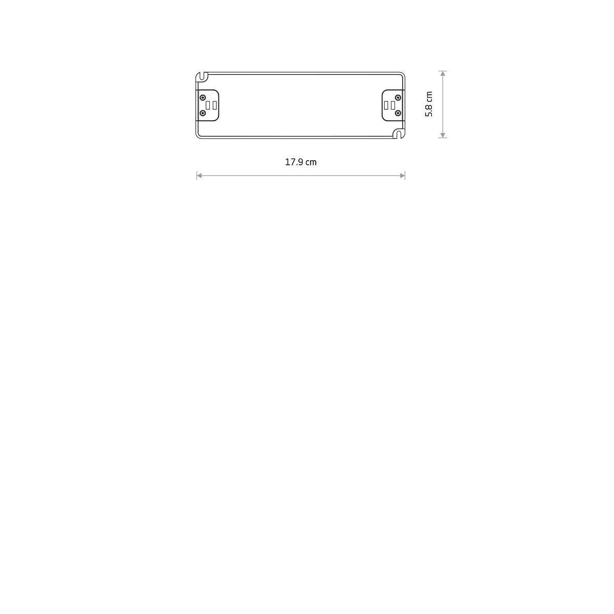 Zasilacz zewnętrzny 24V DC, 150W do 1-obwodowych szynoprzewodów niskonapięciowych NANO-LVM - Nowodvorski – zdjęcie 3