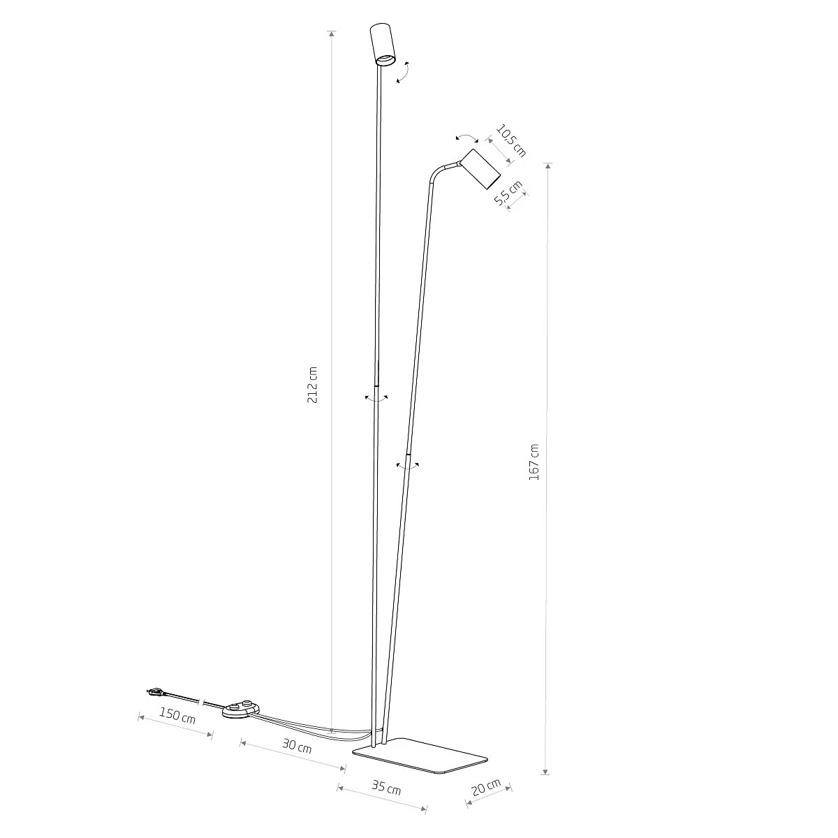 Lampa podłogowa MONO II - Nowodvorski – zdjęcie 3