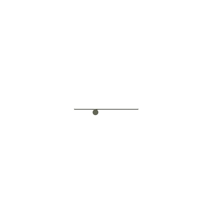 Coordinates Wall - Flos - kinkiet – kolor Srebrny (argent) (nr kat. F1810033)