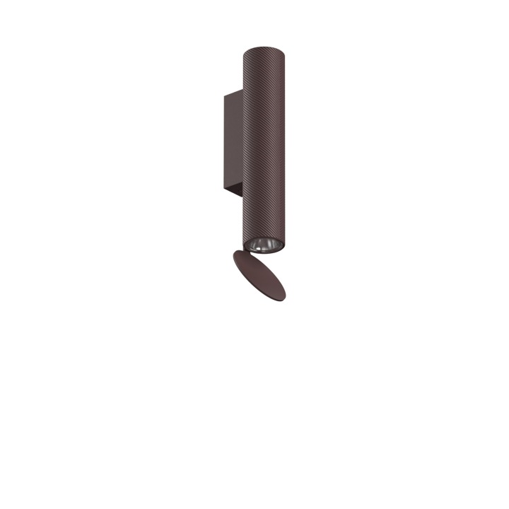 Flauta Spiga Outdoor - Flos - kinkiet zewnętrzny – kolor Ciemnobrązowy (nr kat. F019B21D018)
