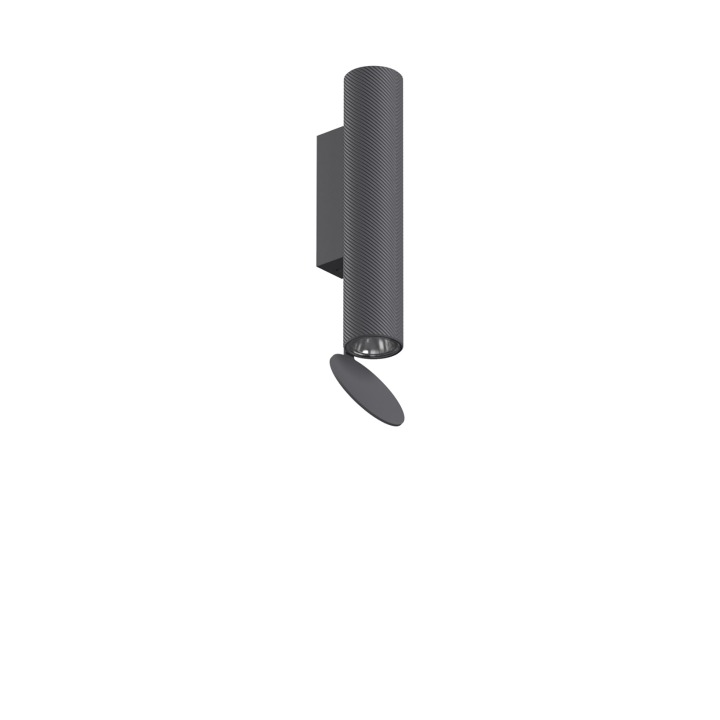 Flauta Spiga Outdoor - Flos - kinkiet zewnętrzny – kolor Antracytowy (nr kat. F019B21D033)