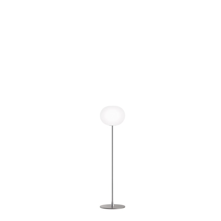 Glo-Ball Floor - Flos - lampa podłogowa – kolor Srebrny (nr kat. F3031020)