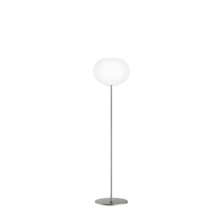 Glo-Ball Floor - Flos - lampa podłogowa – kolor Srebrny (nr kat. F3030000)