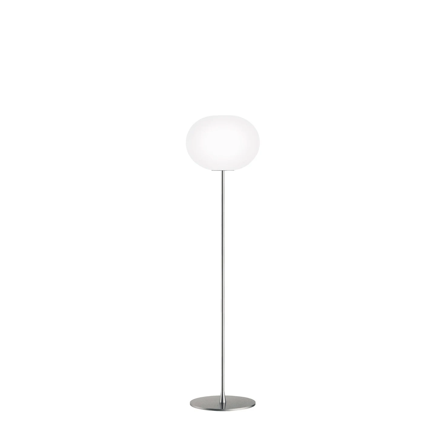 Glo-Ball Floor - Flos - lampa podłogowa – kolor Srebrny (nr kat. F3030000)