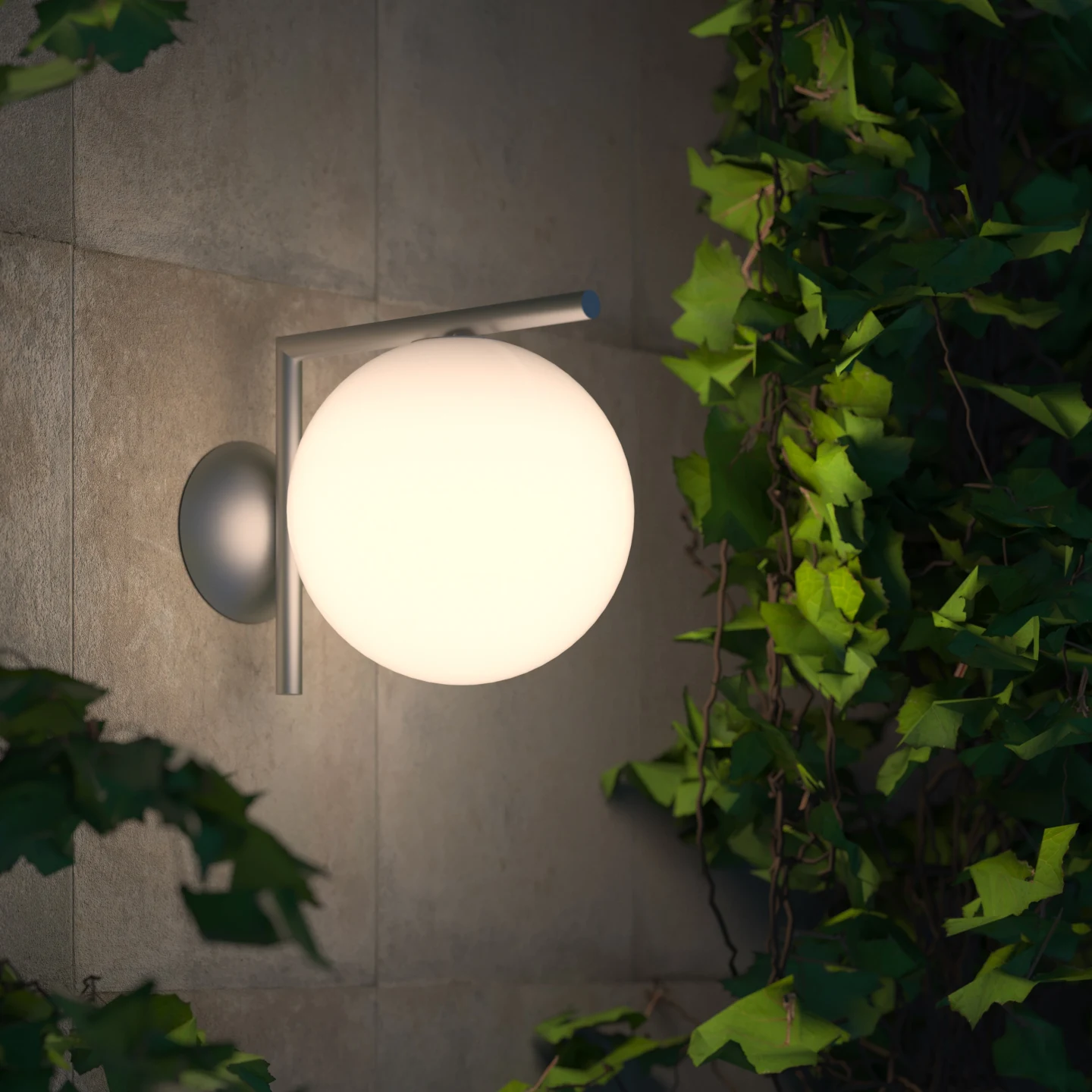 IC Lights Ceiling/Wall Outdoor - Flos - plafon zewnętrzny – zdjęcie 5