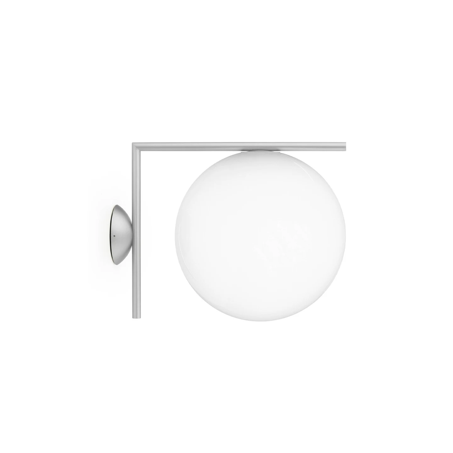 IC Lights Ceiling/Wall Outdoor - Flos - plafon zewnętrzny – kolor Stal szczotkowana (nr kat. F012J00C055)