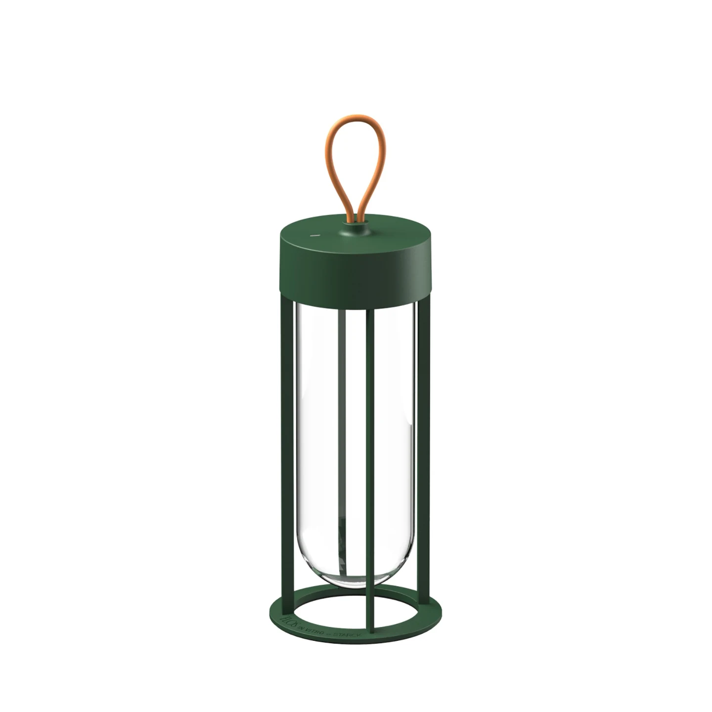 In Vitro Unplugged - Flos - lampa przenośna zewnętrzna – kolor Zieleń leśna (nr kat. F018E21K012)
